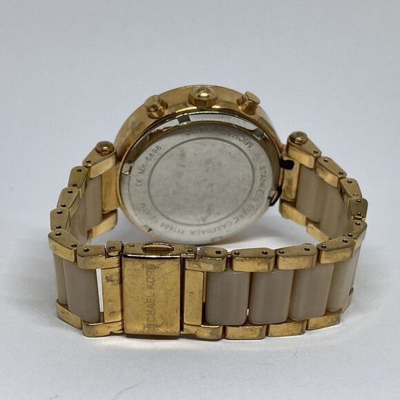 Michael Kors Parker MK-5896 Women Stainless Steel Analog Dial Quartz Watch VK428 - Picture 10 of 12